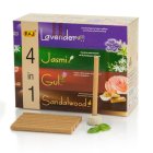 KADZIDEŁKA zapachowe RAJ Dhoop - 4in1 