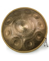 Handpan Hangdrum ręcznie zdobiony 22 cale 10 dźwieków